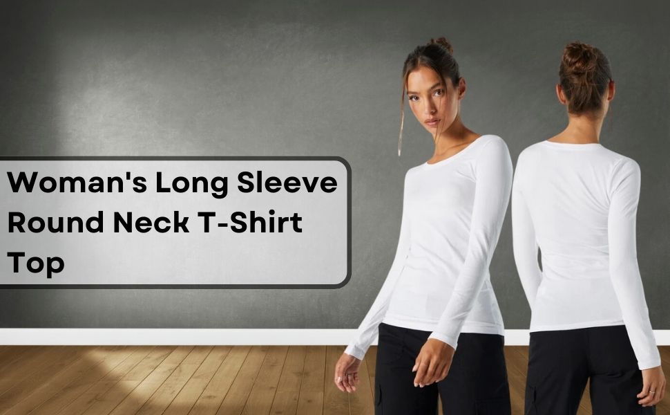 Round Neck Long Sleeves Top