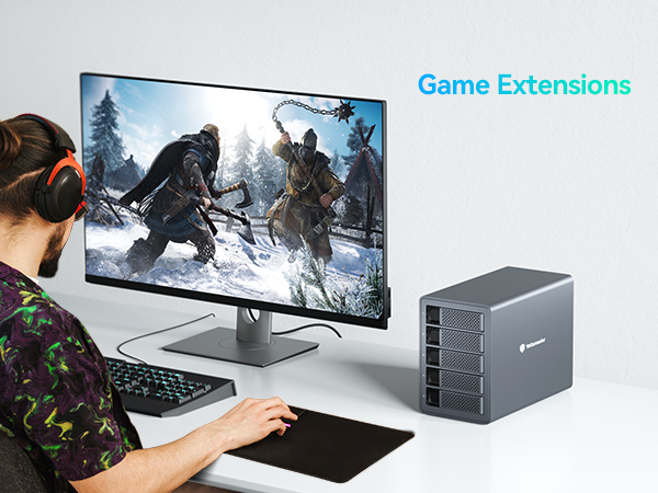 Yottamaster fs5u3 最安値 Amazon.com: Yottamaster 5 Bay External Hard Drive Enclosure