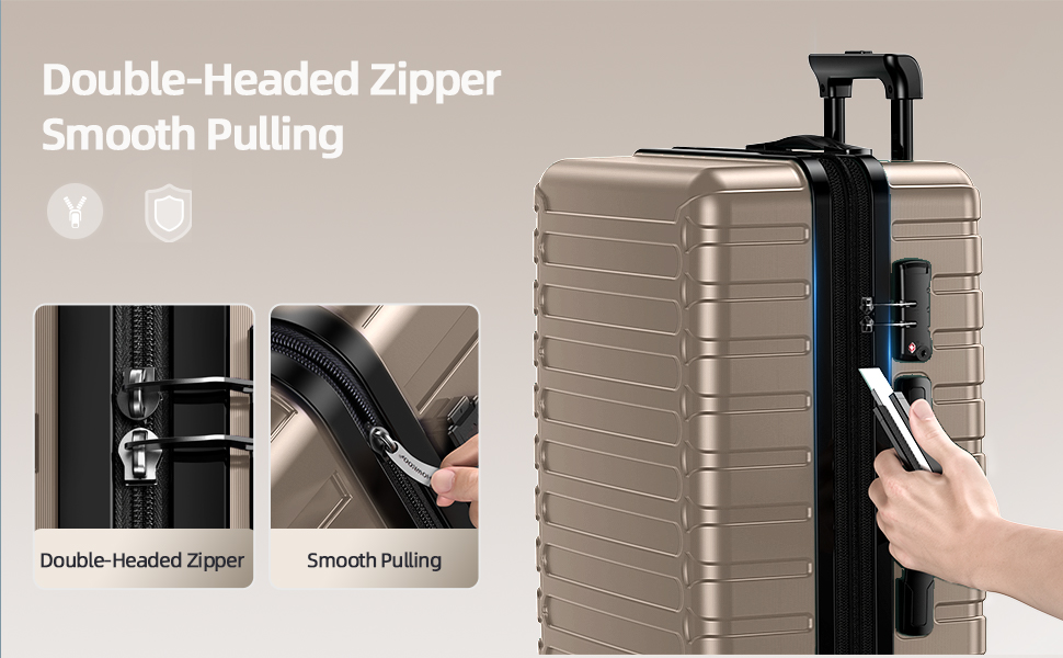 SHOWKOO Luggage Sets Clearance ABS Hardshell 3pcs Luggage Hardside