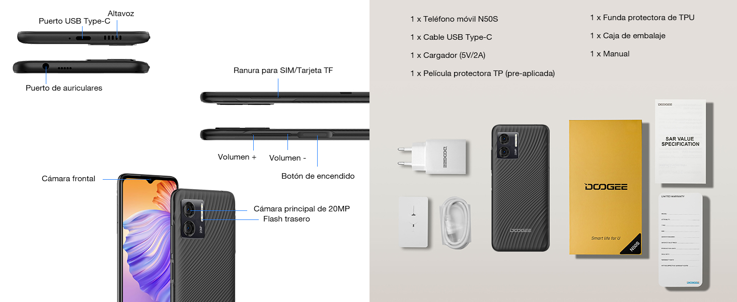 DOOGEE N50S Smartphone