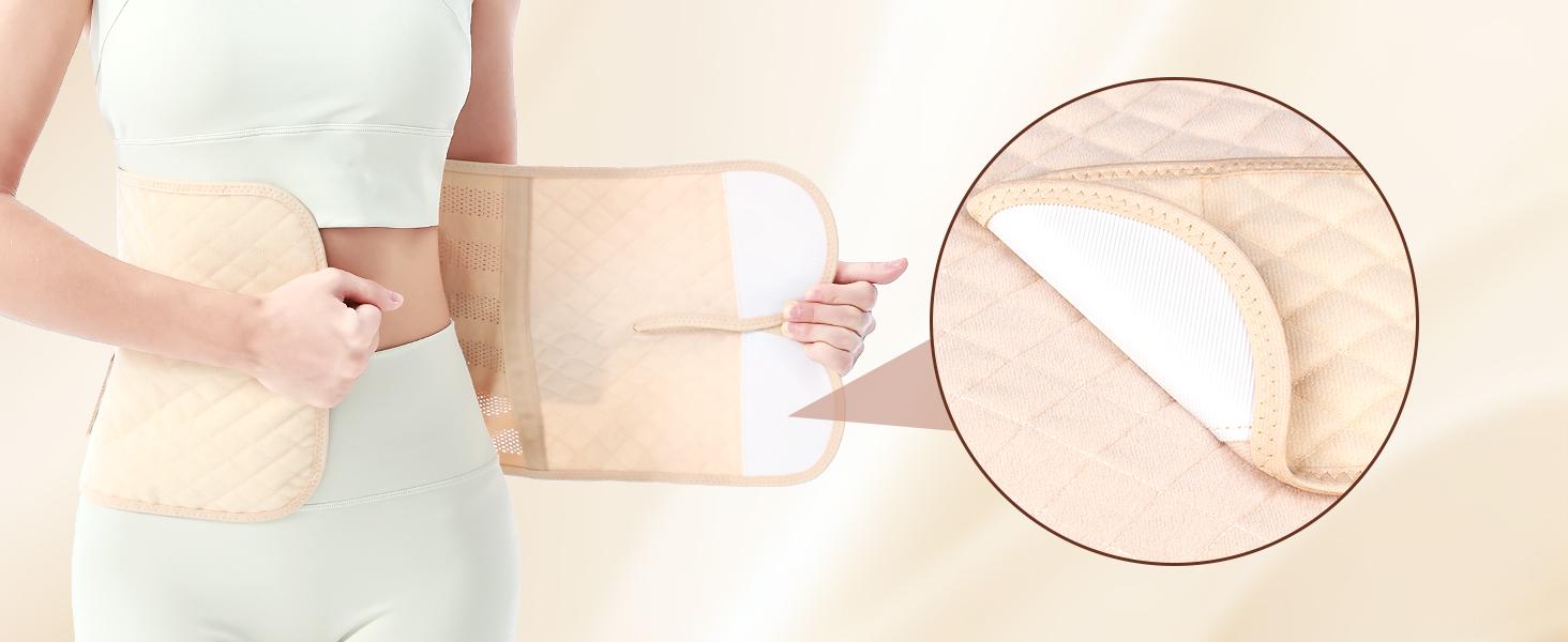 Allaugh Postpartum Belly Band for Women Abdominal Binder