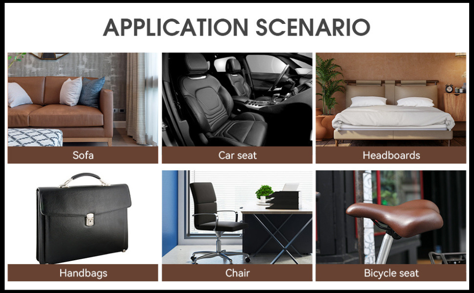 Leather Repair Patch Durable Leather Sheet for Sofa, Couch, Furniture, Car Seats, Repair Tape