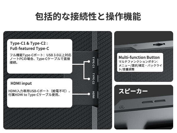 Amazon.co.jp: LGGST S3 14インチFHD IPS ポータブルモニター
