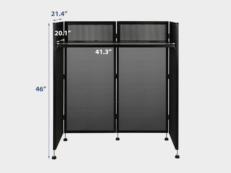 Portable DJ Facade Booth