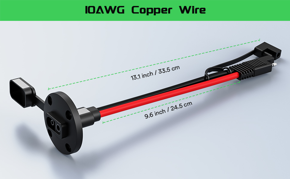 Bateria Power SAE Connector, 10AWG SAE Power Socket