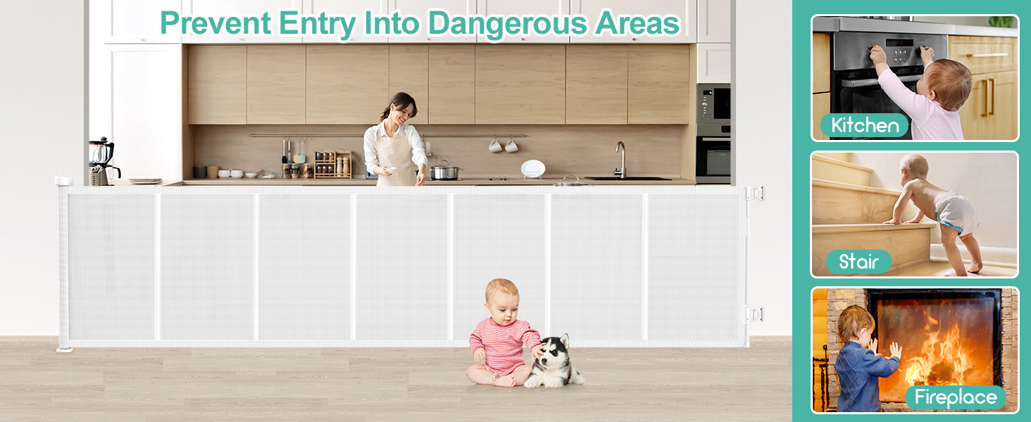 retractable pet gate