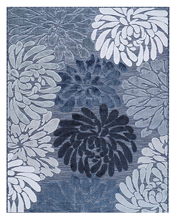 Floral Outdoor Patio Rug