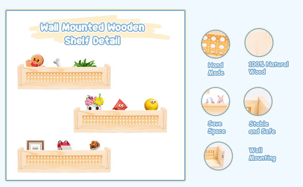 Floating Wall Bookshelf