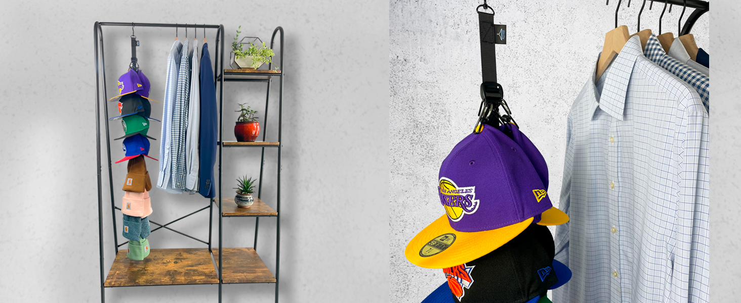 hat rack organizer cap wall over door baseball closet hanger holder storage room door hook men gift
