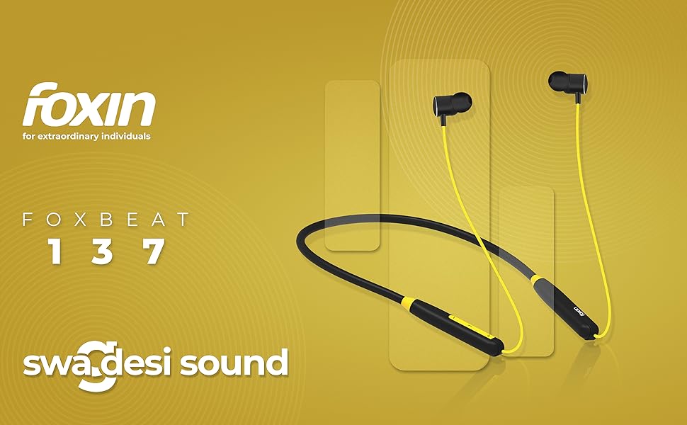 FoxBeat 137 Neckband big battery back up