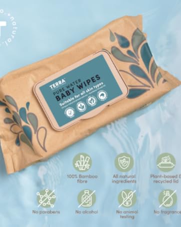 Pure water baby wipes