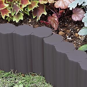 畑仕事　ブラウン10個ダークブラウン10個 Amazon | 高儀 TAKAGI ブロックフェンス ダークブラウン 10個入