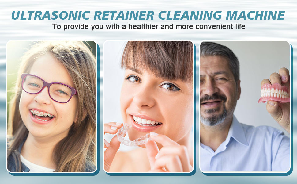 Ultrasonic Retainer Cleaner Machine,50khz Portable