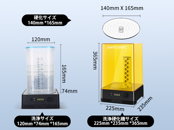 Amazon | ANYCUBIC Wash and Cure 2.0 洗浄硬化機 SLA/DLP/LCD