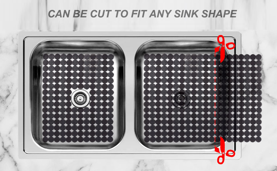 2 Pack Sink Mats for Stainless Steel Sink,Kitchen Sink Protector with