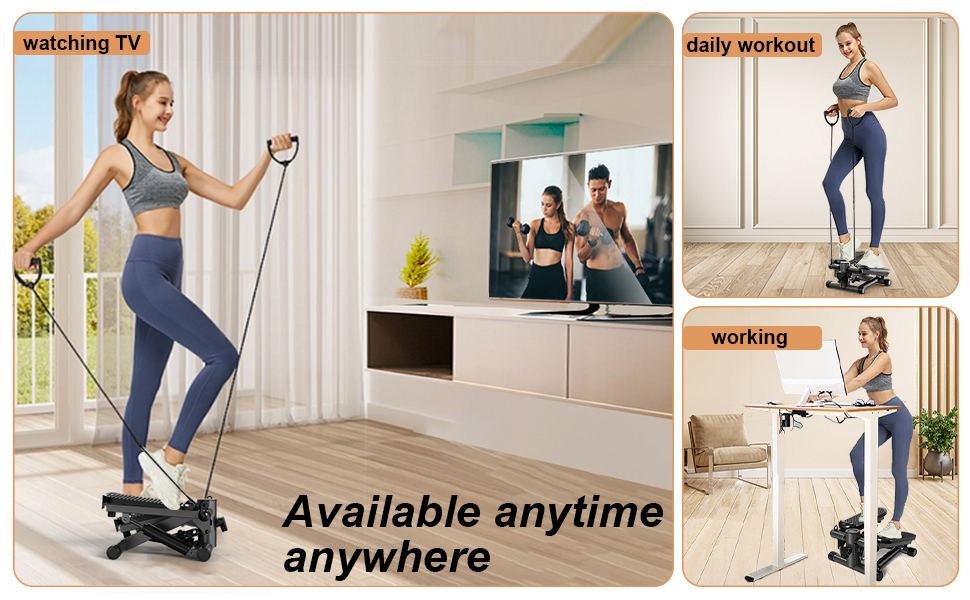 Steppers for Exercise at Home, Mini Stepper 300LBS Loading