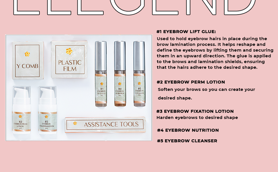 ELEGEND Eyebrow Lamination Kit Professional Instant Brow