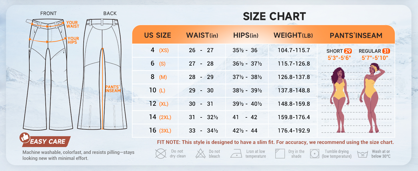 waterproof pants women