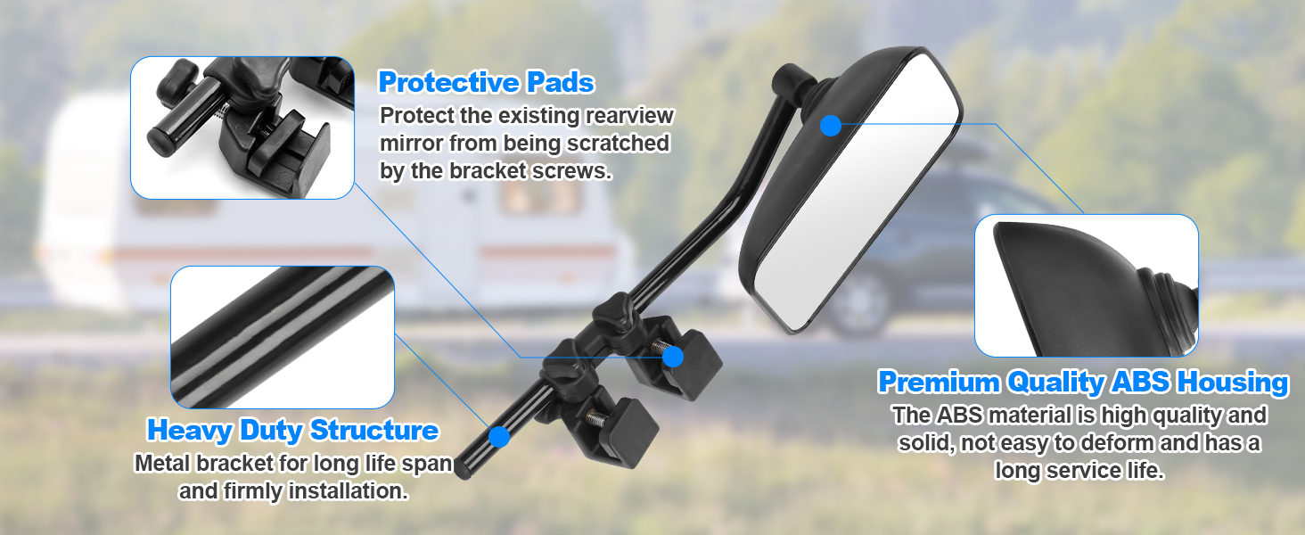 SUPAREE Car Towing Mirrors Caravan Towing Mirrors Caravan Mirrors for