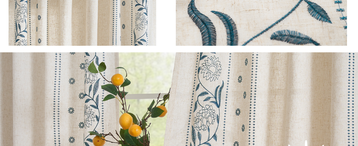 floral curtains