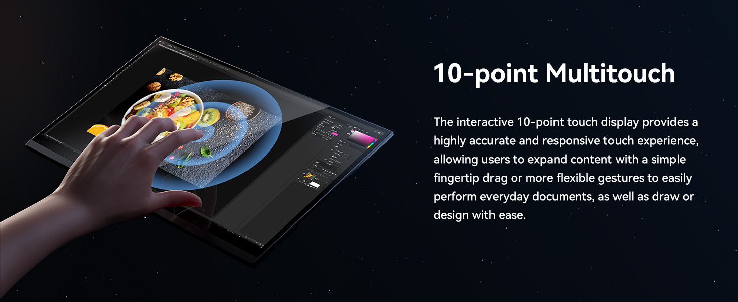 10-point multitouch