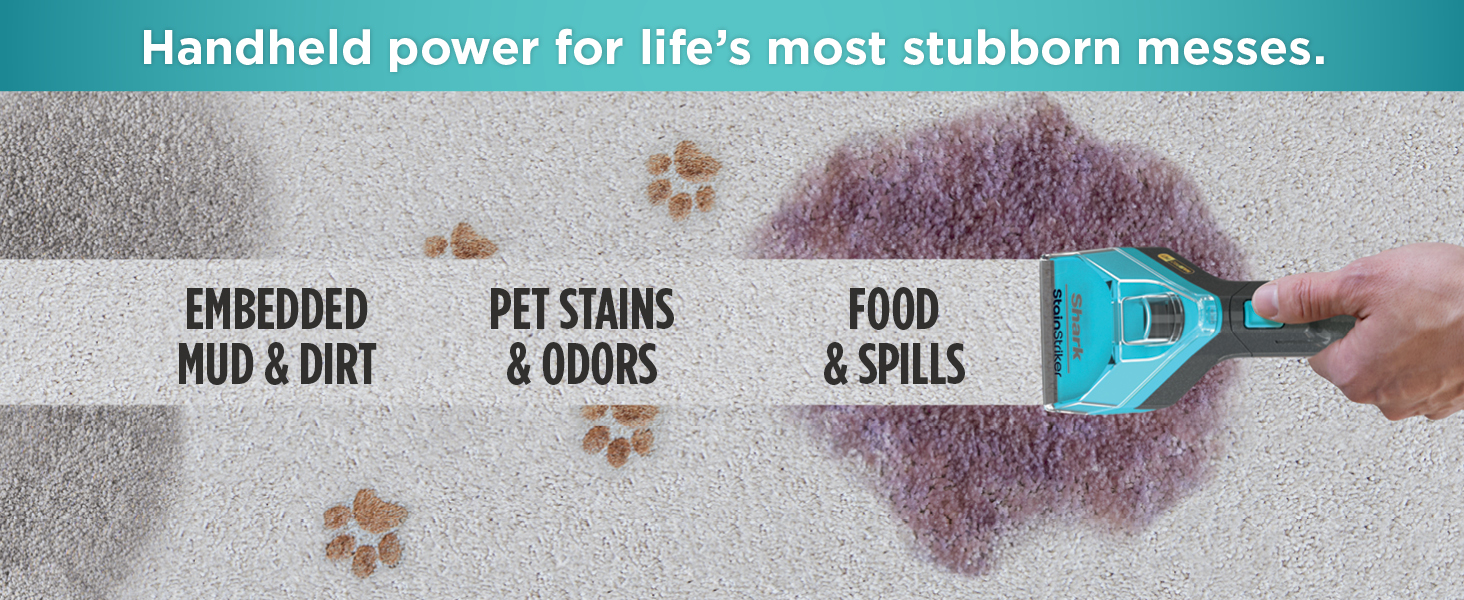Handheld power for life’s most stubborn messes