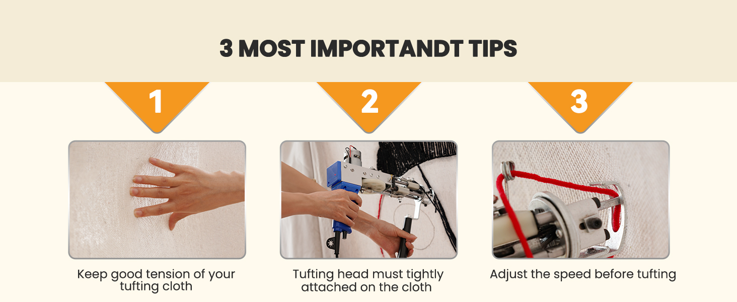 Description Picture 5 of itempistola tufting 2in1 Tufting Gun with Carpet Cutting Machine Rug Tufting Gun, Carpet Making Kit,Carving Carpet Cutting Machine