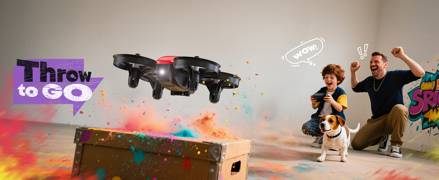 V995-red Mini drone for kids