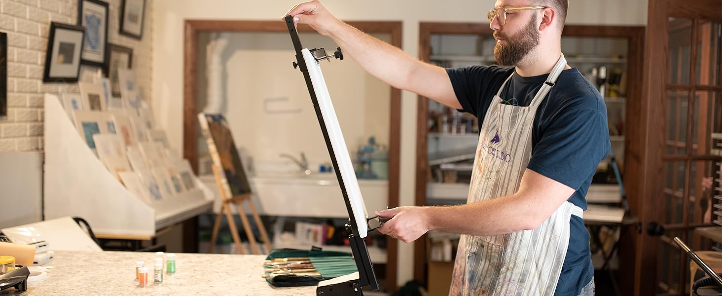 VIVO Clampon Art Easel Desk Mount, Holds 3 to 30 inch