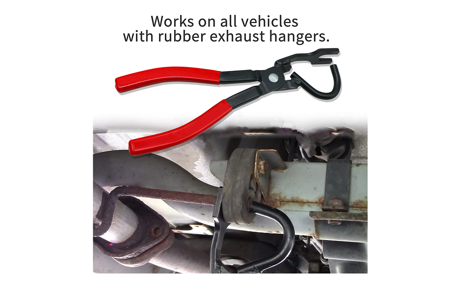 Exhaust Hanger Removal Tool Rubber Bracket and Exhaust