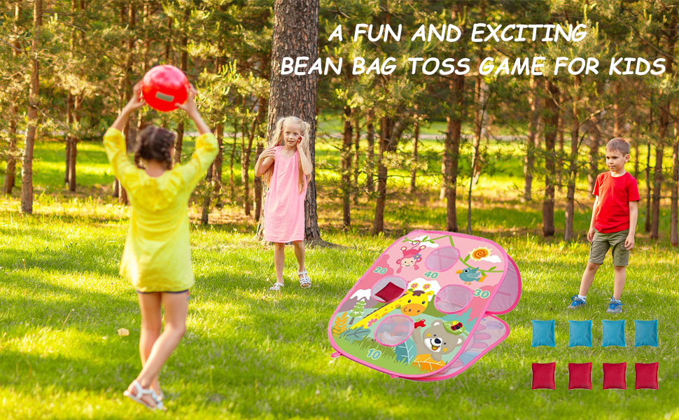 Bean Bag Toss Game Outdoor Toys for Kids ages 48, Outdoor