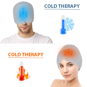 headache ice pack head wrap