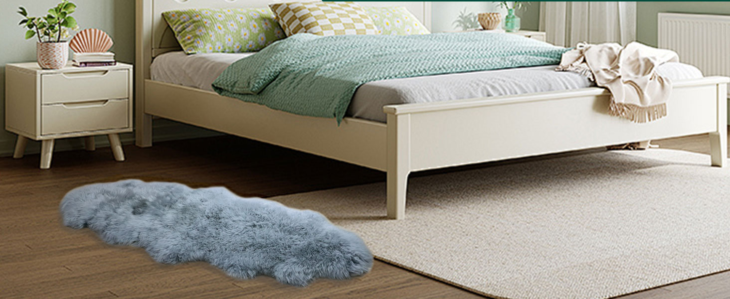 grey sheepskin