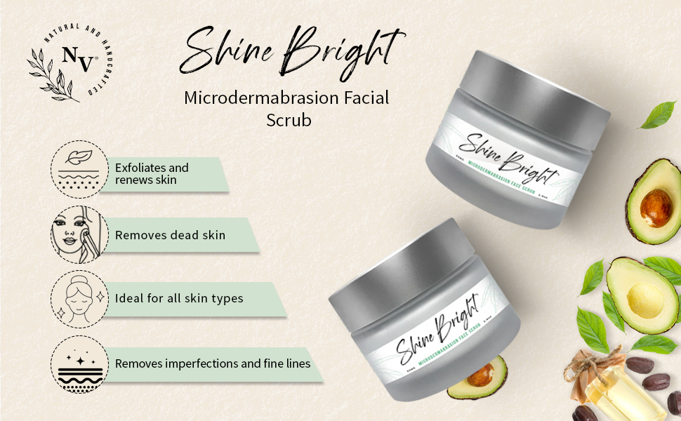 2 Pack: Shine Bright - Microdermabrasion Facial Scrub