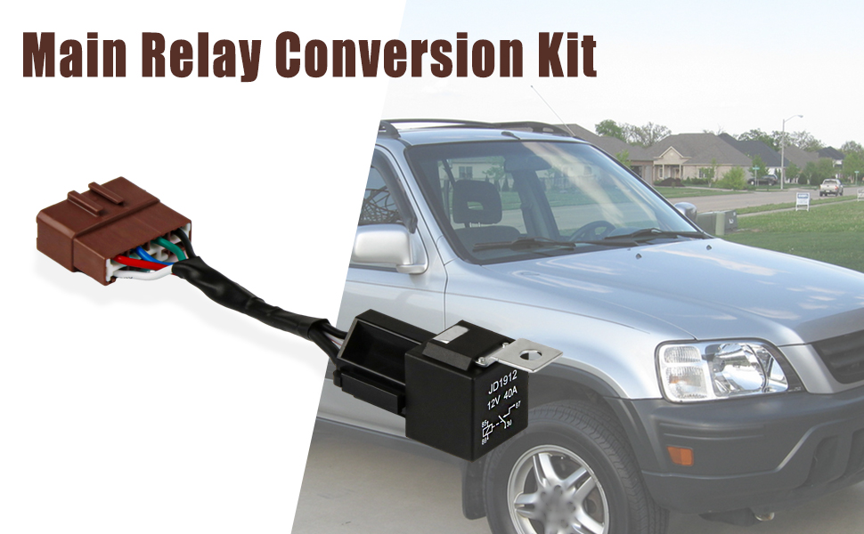 Perfect Fit Main Relay Conversion Kit for 9201 Civic, 9401 Integra, 9701 CRV, and