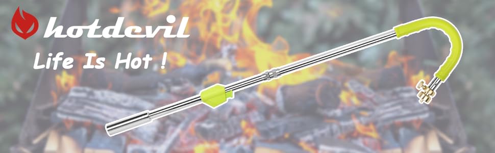 SEGMENTABLE PROPANE WEED TORCH