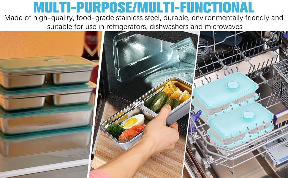 Stainless Steel Snack Containers