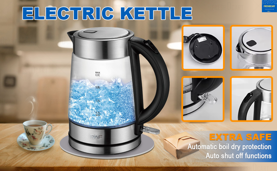 Auto Shut-Off Kettle  Boil Dry Protection