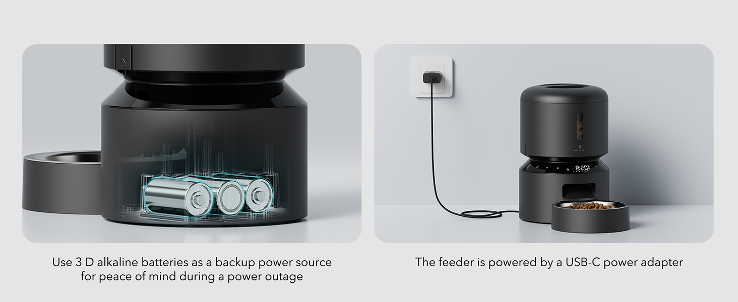 PETLIBRO Automatic Cat Feeder, Microchip Cat Feeder with Stainless
