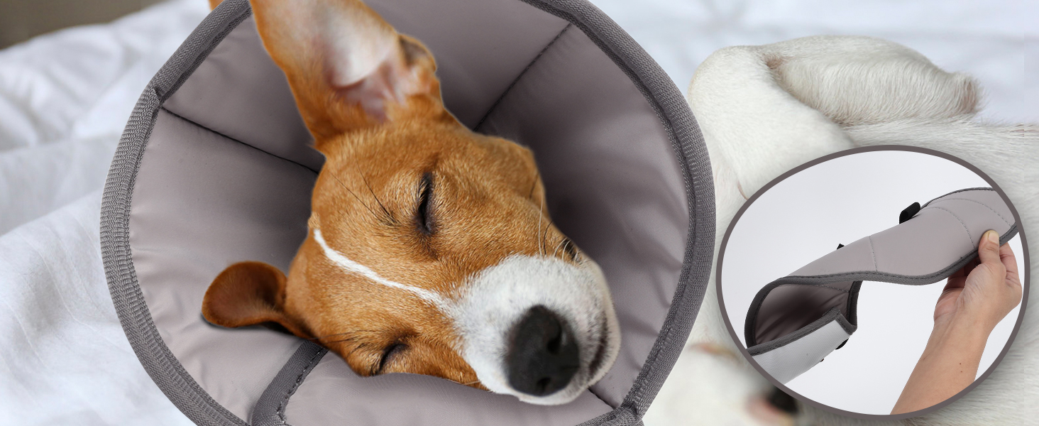 Dog Cones for Large Medium Small Size Dogs, Extra Soft