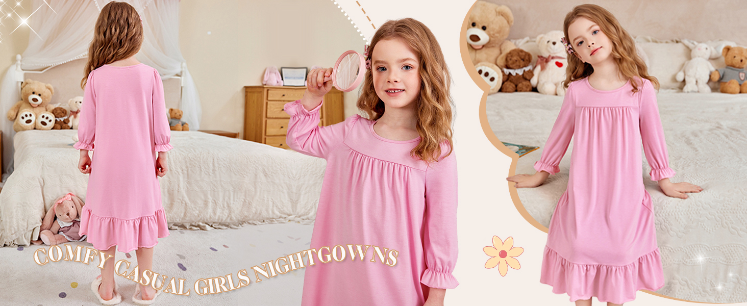 6511 girls nightgowns