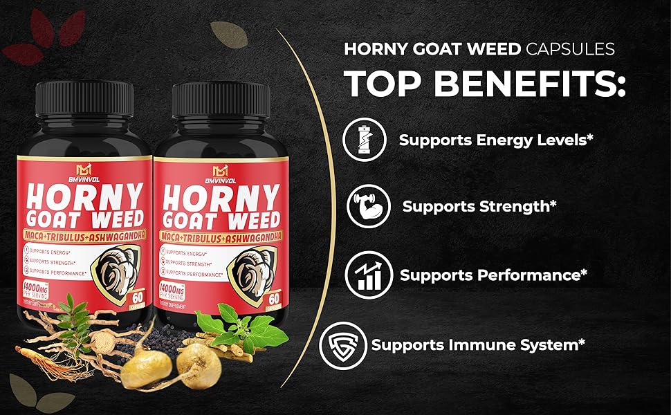 2 Pack Horny Goat Weed Benefits