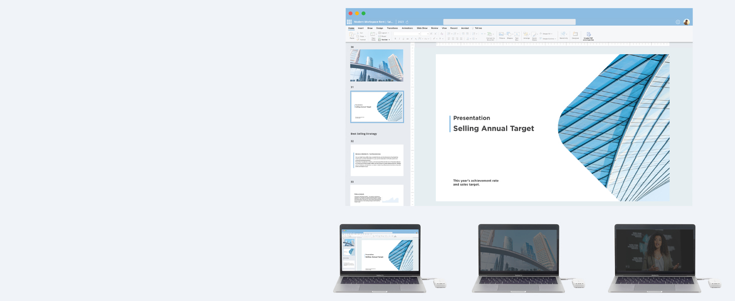 ViewSonic PJ-WPD-700 Wireless Screen Casting Kit with 1080p Full HD Support, USB-C, and HDMI inputs for Plug-and-Play Functionality. Inclusive Multi-Presenter Meetings