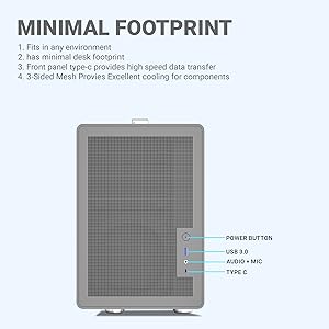minimal footprint
