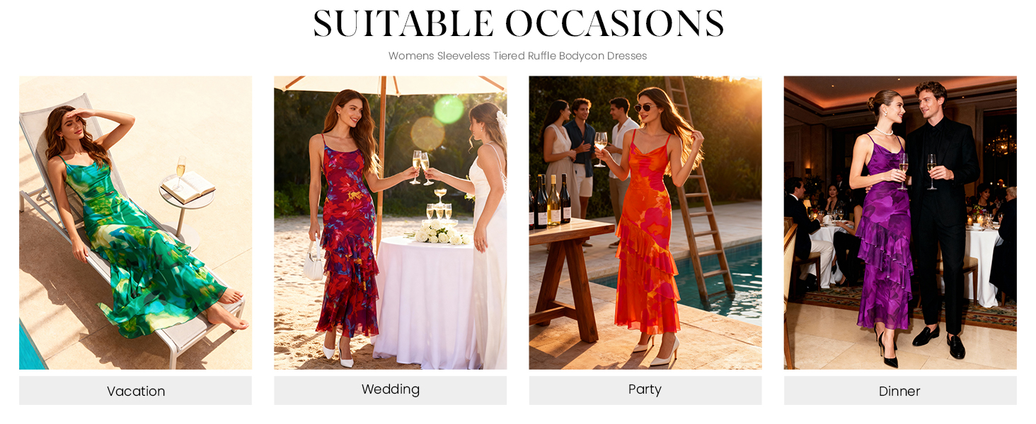 PRETTYGARDEN Boho Dress for Women