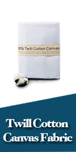 twill cotton canvas fabric