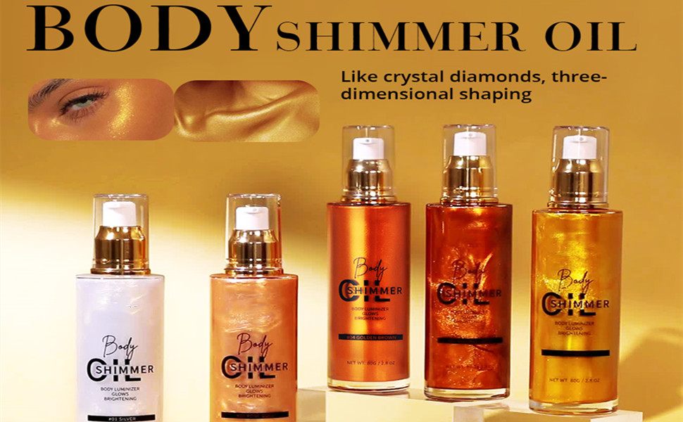body shimmer oil
