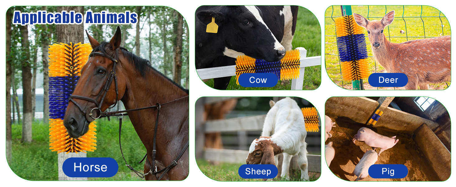 Livestock Scratching Brush