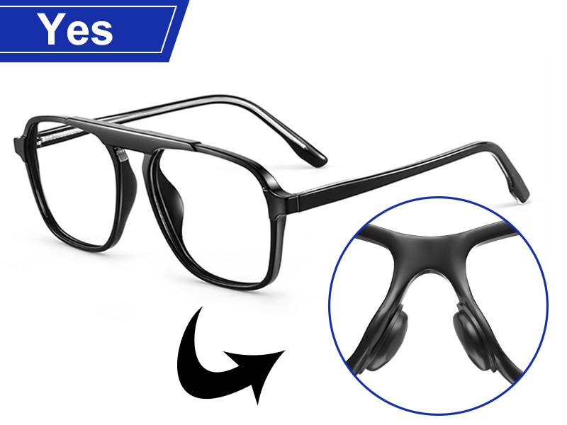 SMARTTOP Eyeglass Nose Pads, 20 Pairs Air Bag Soft Silicone AntiSlip Adhesive Nose