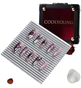 Hand Made Acrylic Press On Nails, Coffin Press On Nails, Pink Nails, Medium Length Press On Nails...